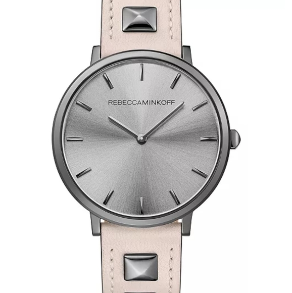 Rebecca Minkoff Major Blush Leather Strap Watch - Picture 3 of 8
